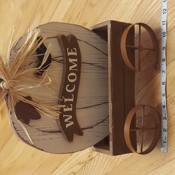 Pumpkin welcome sign - Picture 5 of 7